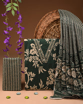 PREMIUM GOTA PATTI COTTON SUIT SET WITH COTTON DUPATTA(BFCOTGH61)